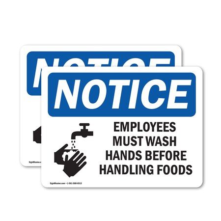Signmission Safety Culture Sign, 14 in Width, Vinyl Decal, Rectangle OS-2PACK-NS-D-1014-L-11972